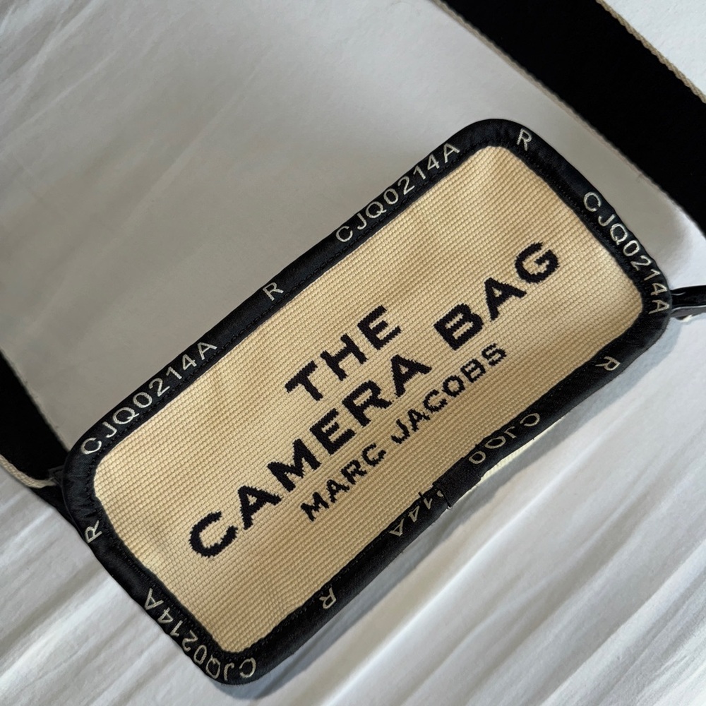 Marc Jacobs Black and Cream The Camera Bag